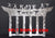 Karate 10 Level Belt Display: Karate Belt Rack: Personalized Karate belt rack Belt-Display.com